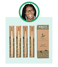 Bamboo Toothbrushes – Pack of 4 (With numbers)