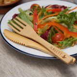 24 Pack Reusable Bamboo Cutlery Set
