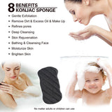 Konjac Bamboo Body Exfoliating Sponge