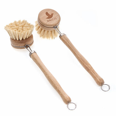 Wooden Dish Brush with Removable Head