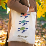 Natural Cotton Turtle Tote Bag